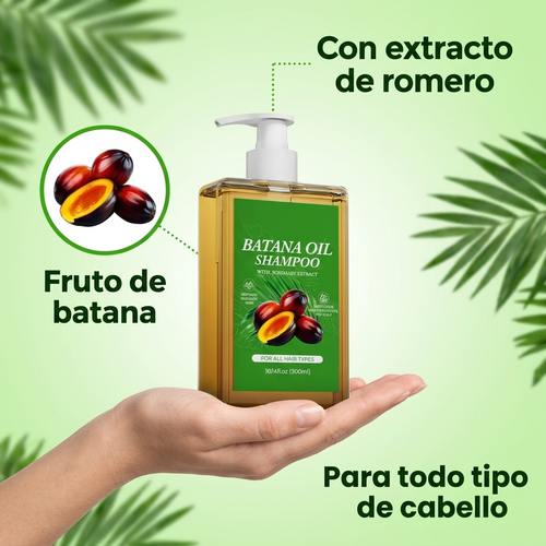 Shampoo Nutritivo de Batana y Romero